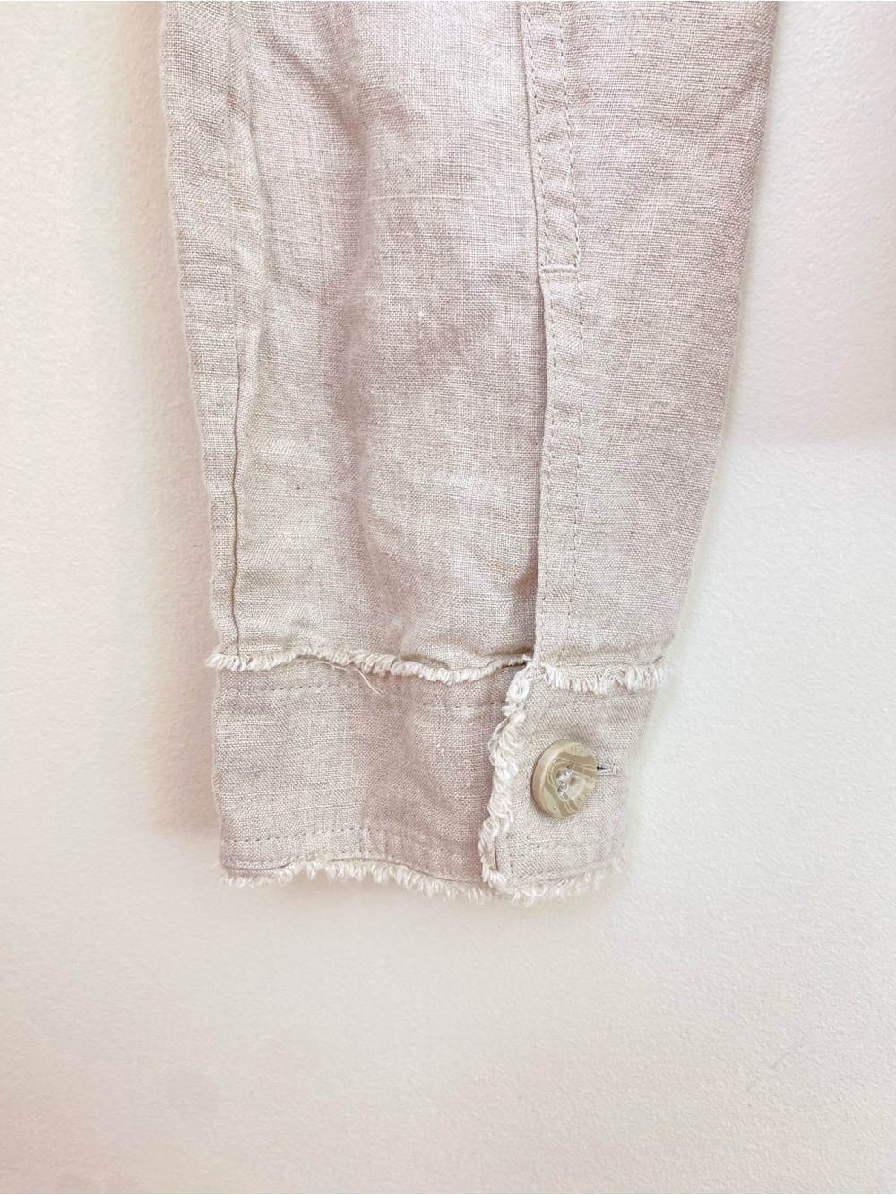 Tommy Bahama Women’s Large Linen Jacket Quiet Luxury Euro Summer Boho Natural - Picture 7 of 12